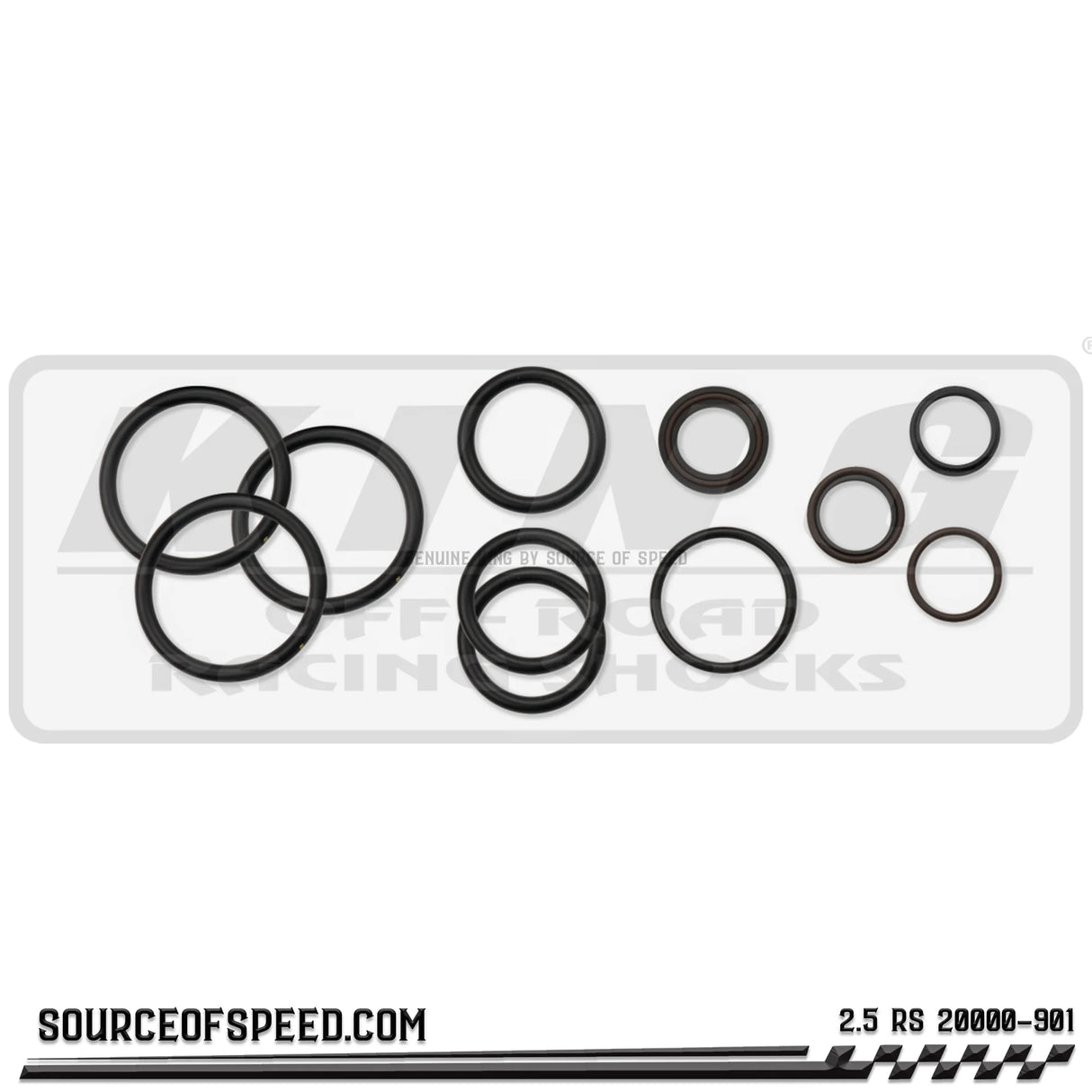King Shock Race Series Seal Kit | 2.00" x .875" shaft | 20000-901