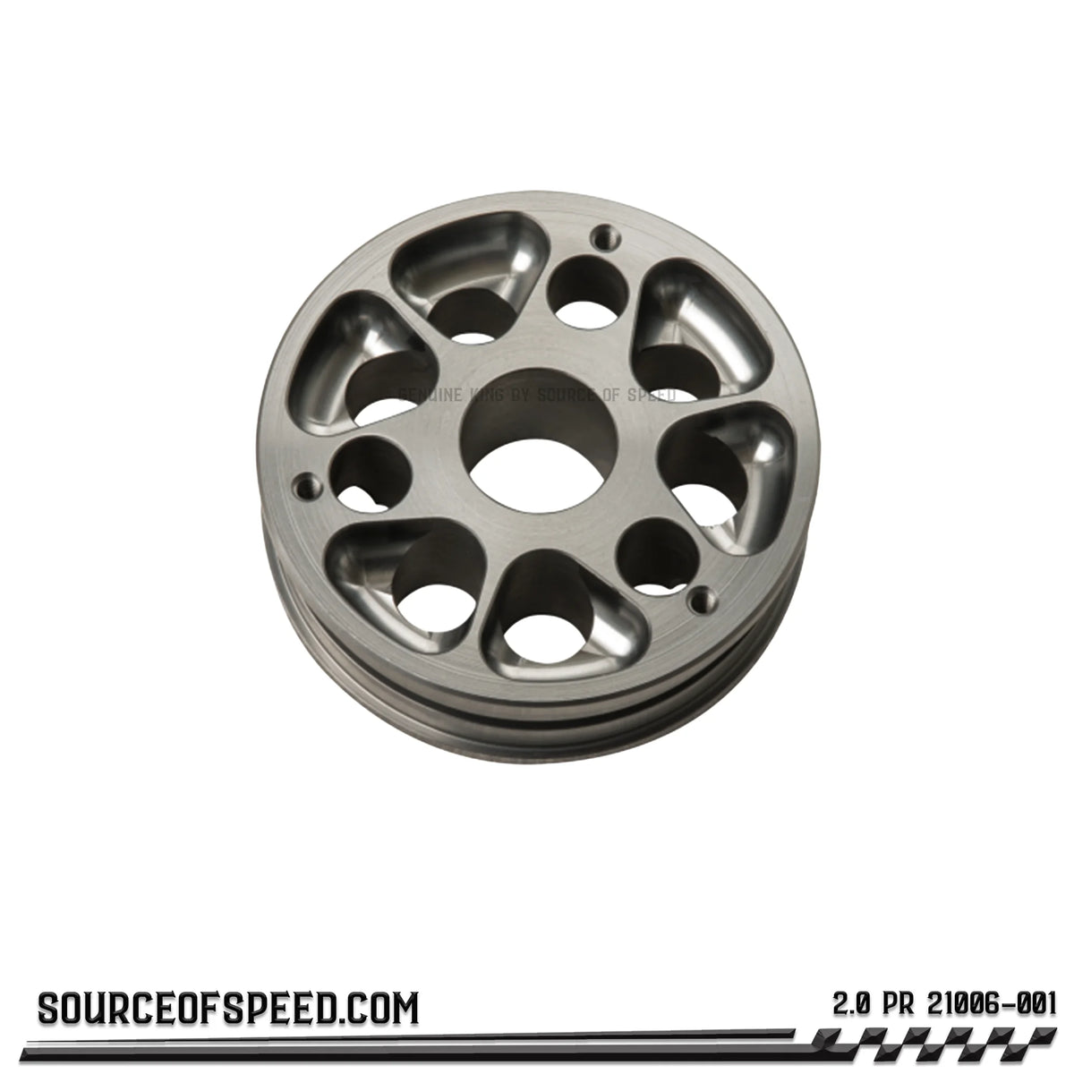 King Shock PR Series 2.00" Standard 3-Bleed Hole Valve Piston
