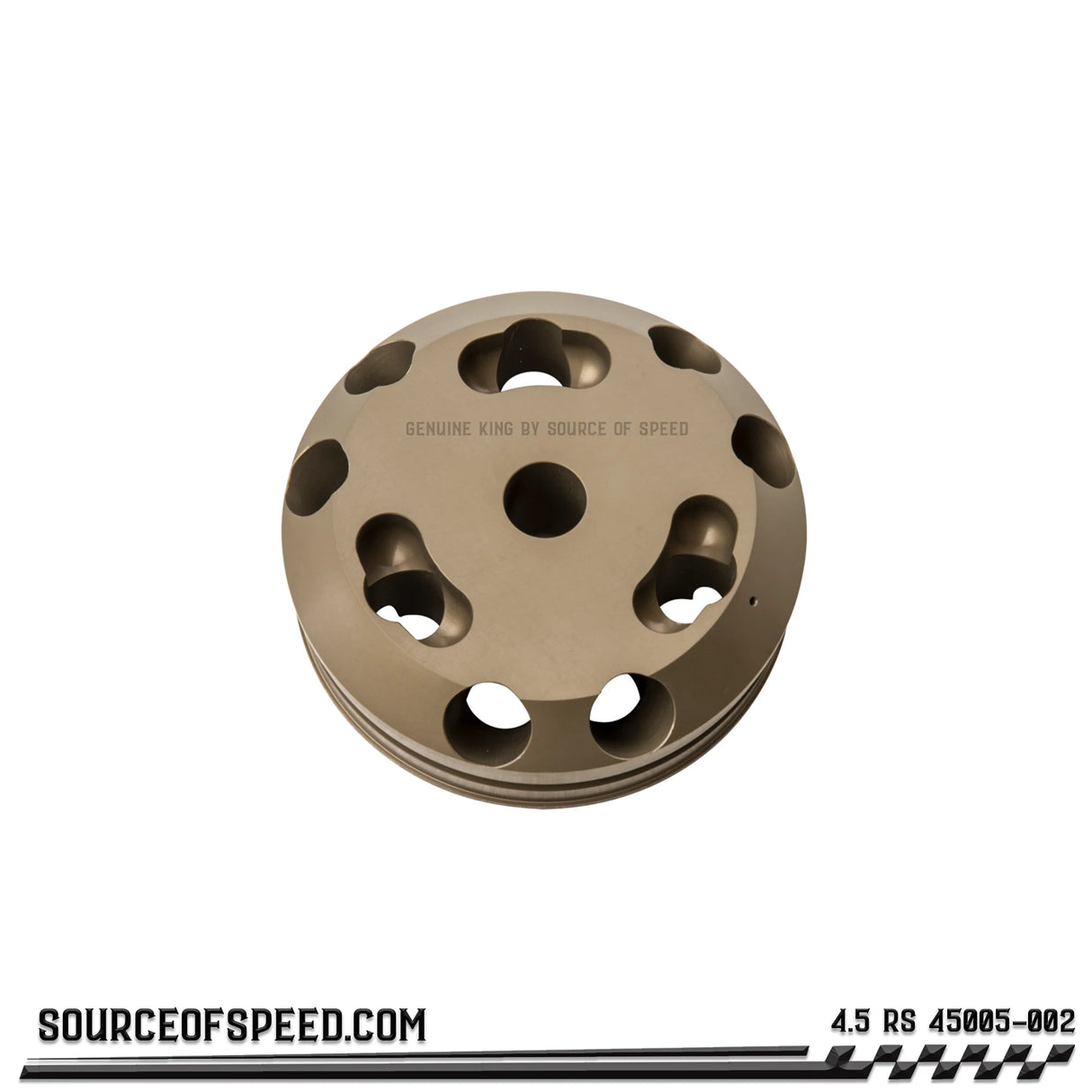 King RS 4.5" High-Flow valve piston