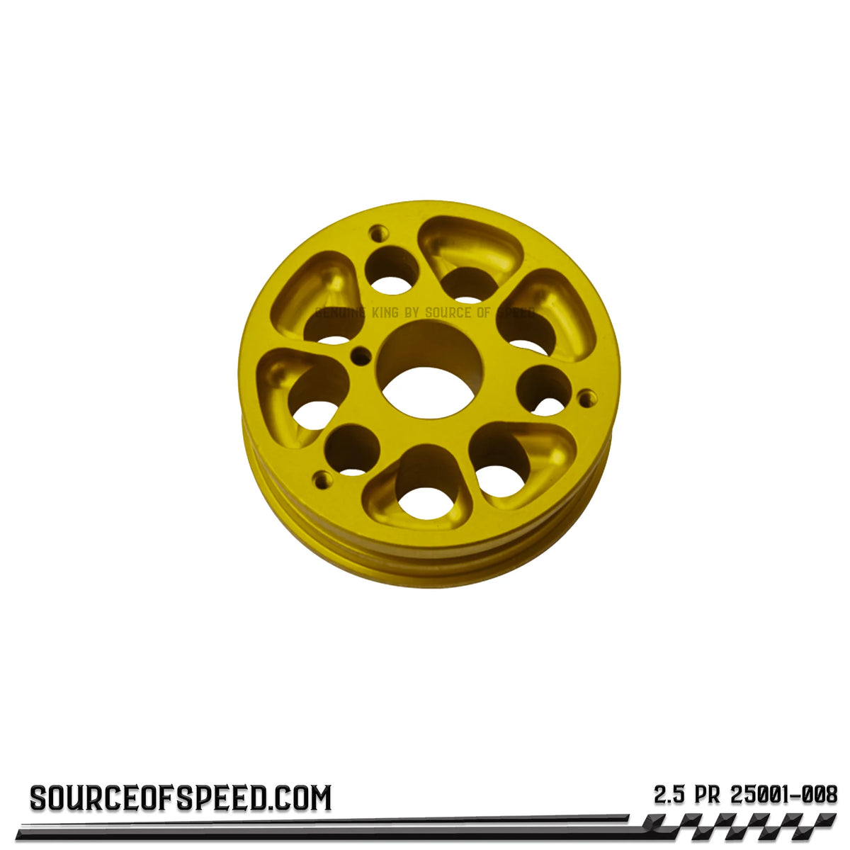 King Shock PR Series 2.50" Bypass Valve Piston with Rebound Preload Plate