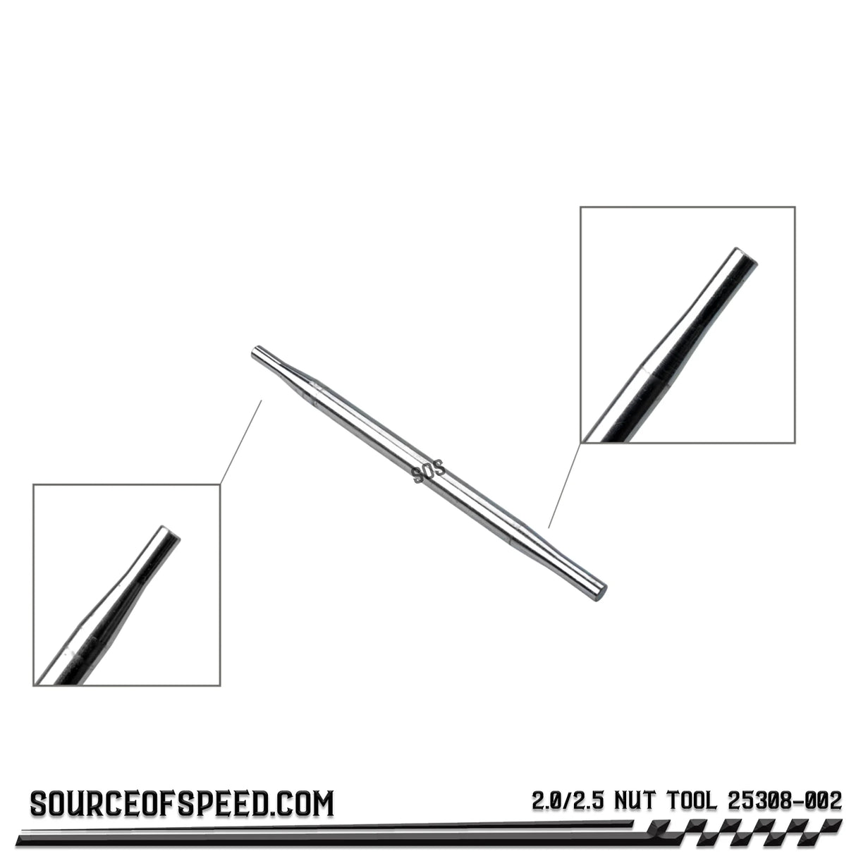 King Shocks 2.00", 2.50" & 3.00" Straight-Handle Coil Nut Tool