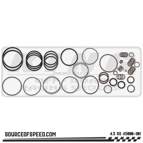 King Shock Race Series Seal Kit | 4.50" x 1.25" shaft | 45000-901