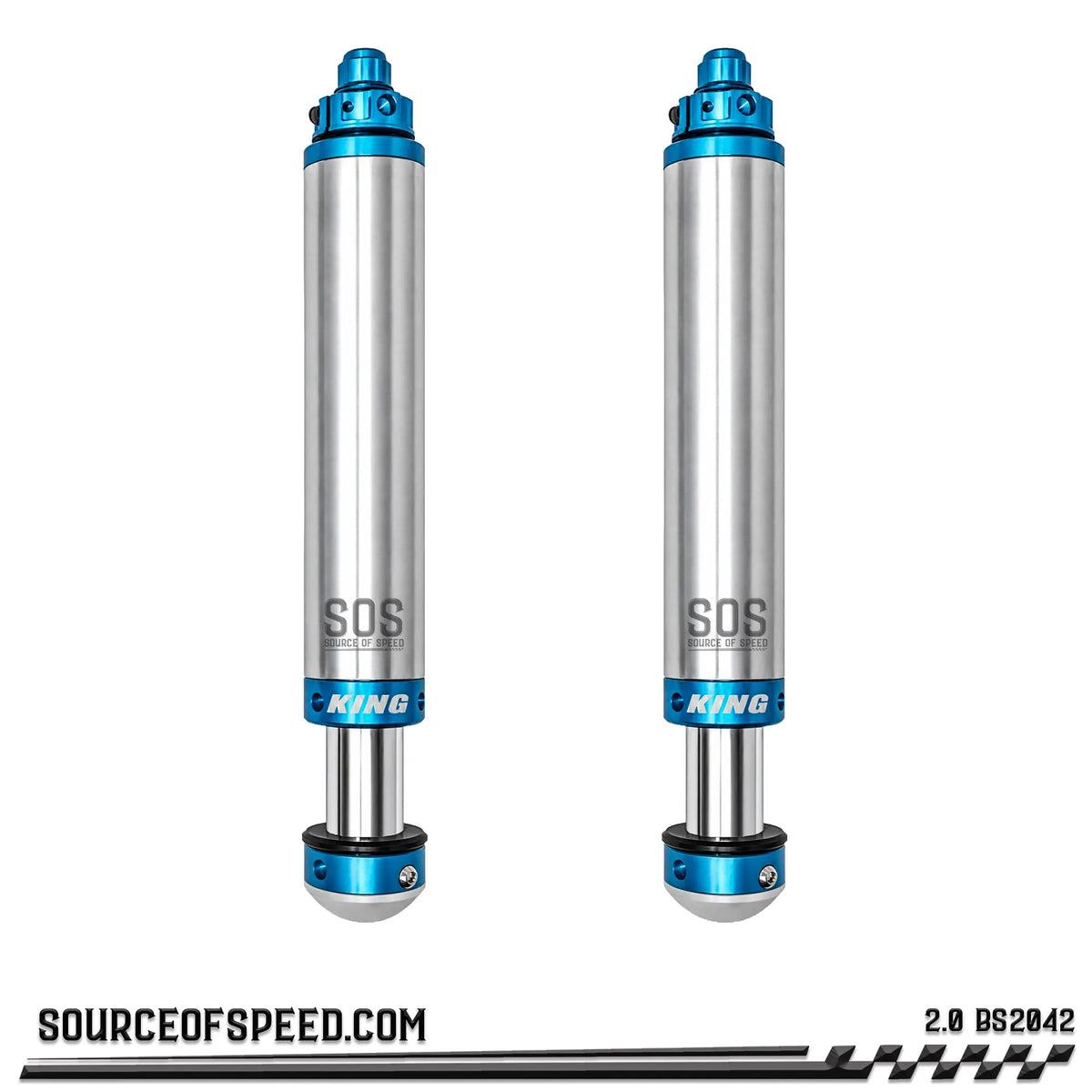King BS2042 2.00" x 2.00" Bump Stops Long Cylinder Body