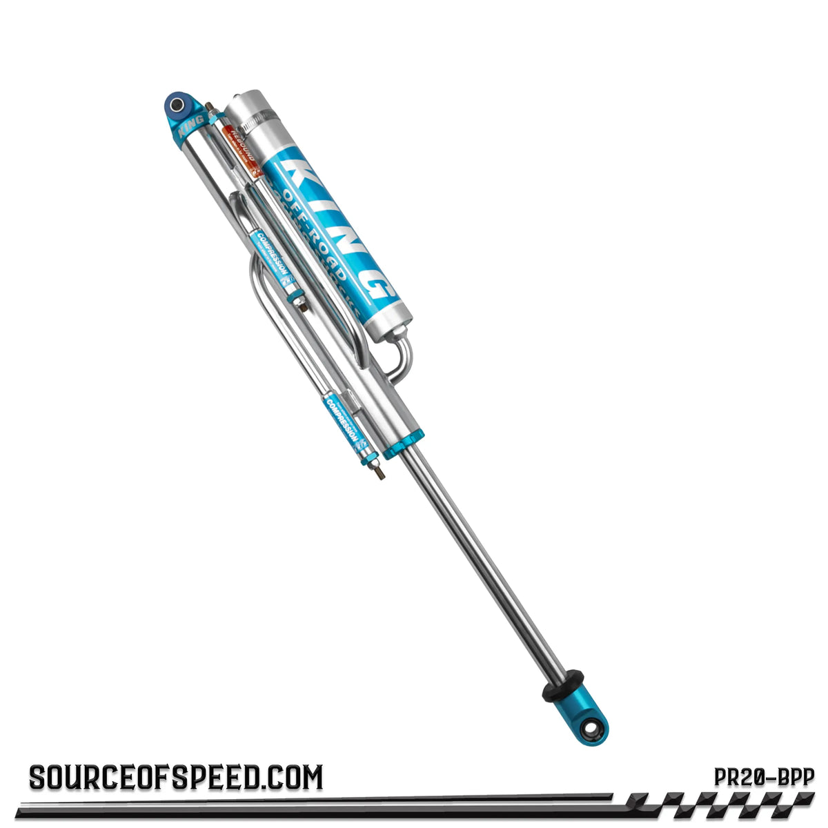 King PR Series 2.00" Bypass Piggyback Reservoir Shock