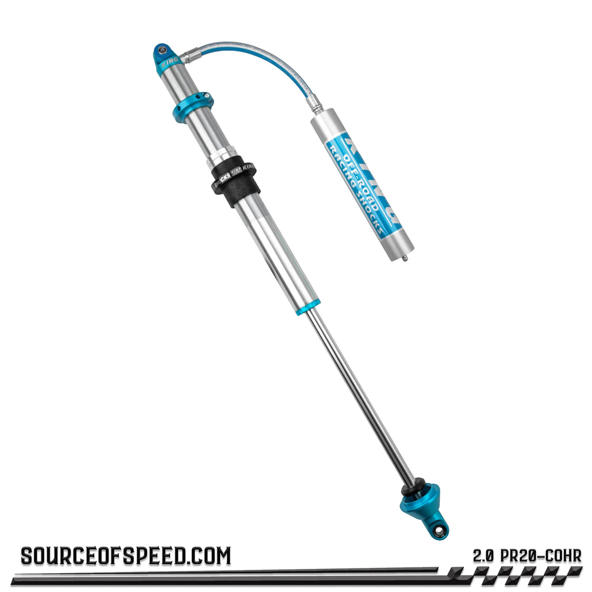 King 2.00" PR Coilover Shock Remote Reservoir