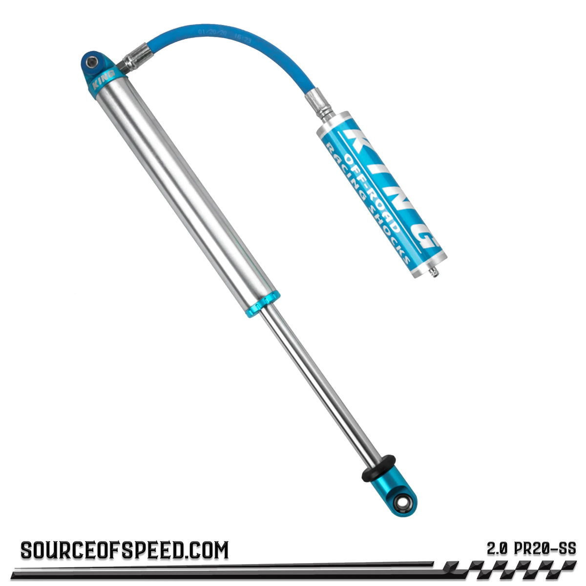 King 2.00" PR Series Shock with Remote Reservoir
