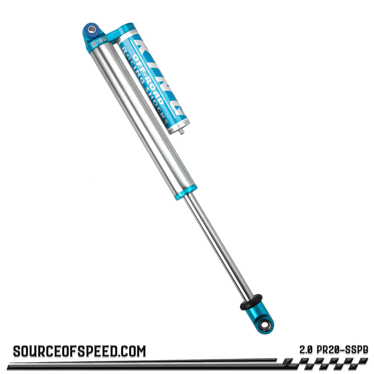 King PR Series 2.00" Piggyback Reservoir Shock
