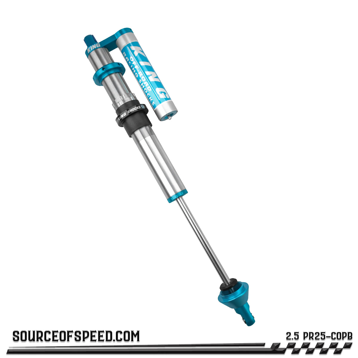 King 2.50" PR Coilover Shock Piggyback Reservoir