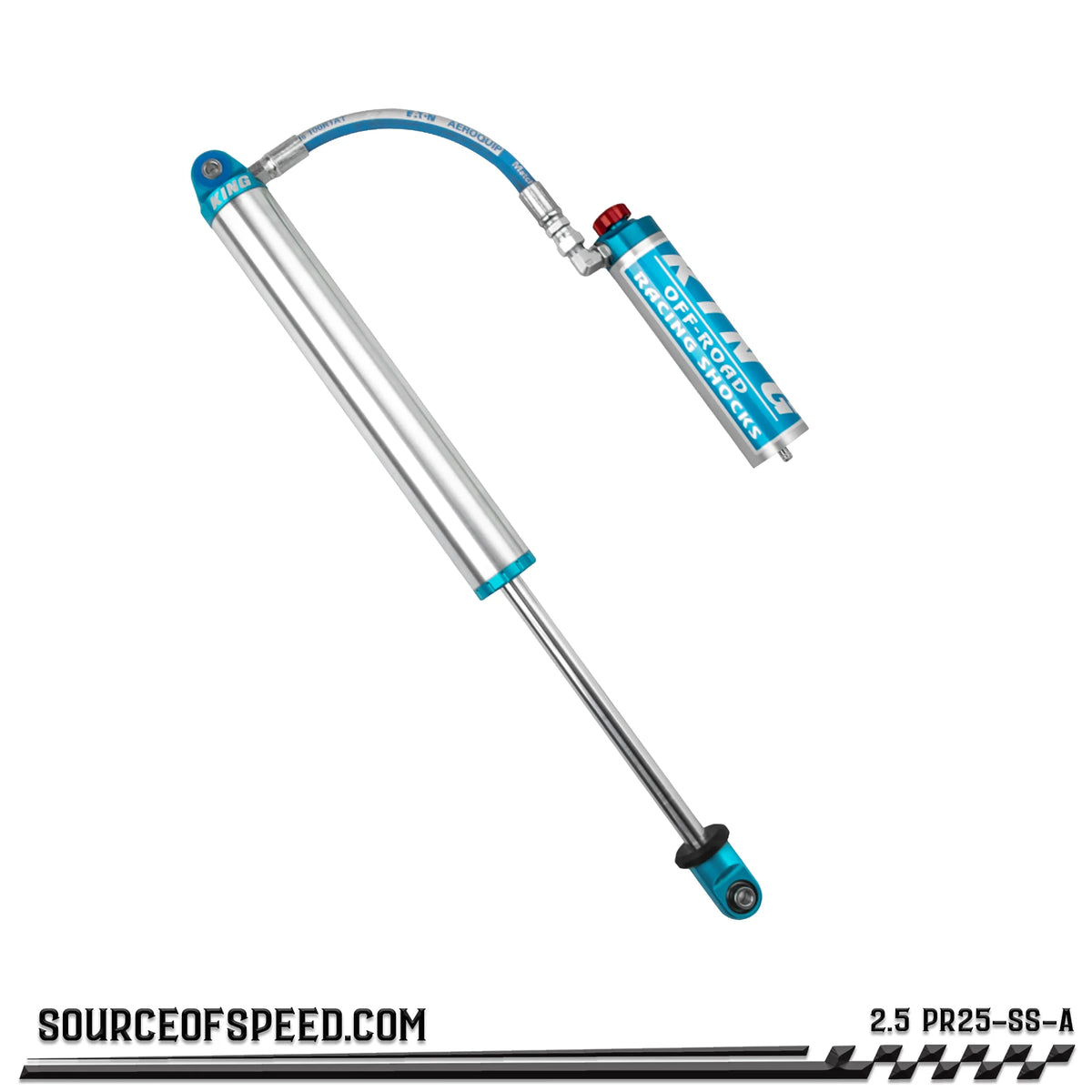 King 2.50" PR Series Shock with Remote Reservoir & Compression Adjuster