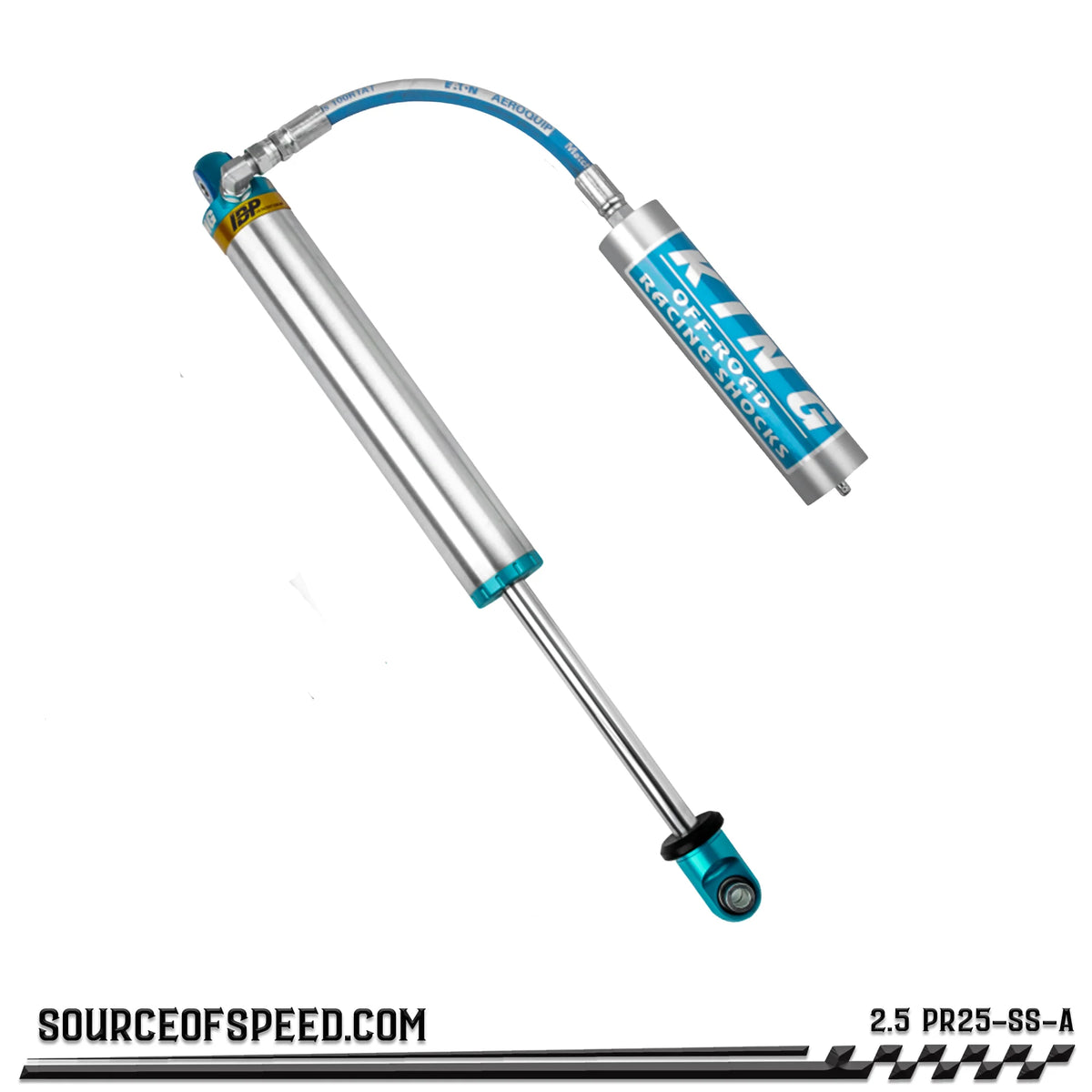King 2.50" PR Series Shock with Remote Reservoir & Internal Bypass