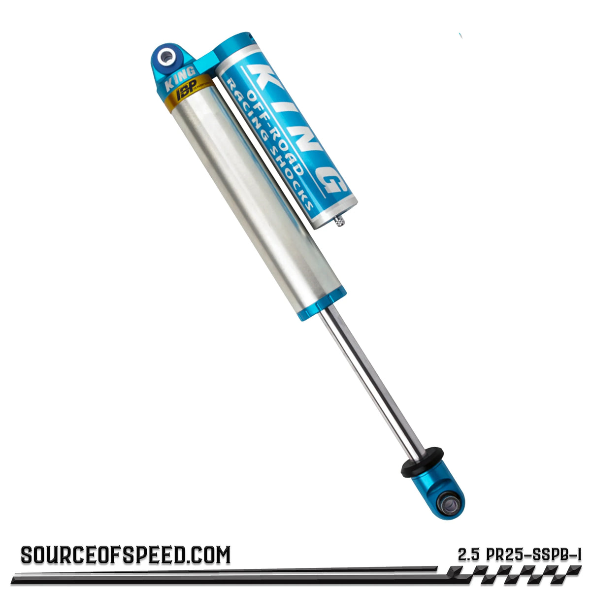 King PR Series 2.50" Piggyback Reservoir Shock with Internal Bypass