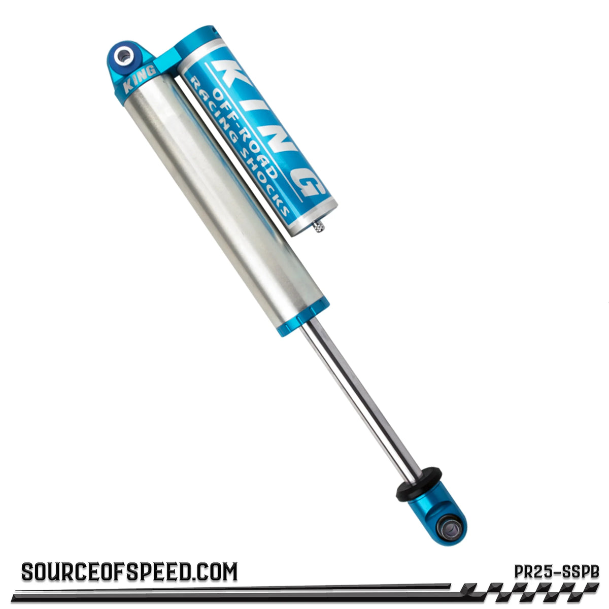 King PR Series 2.50" Piggyback Reservoir Shock