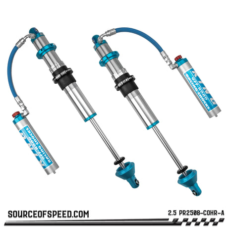 King 2.50" x 8" PR Coilover Shock Remote Reservoir w/Compression Adjuster