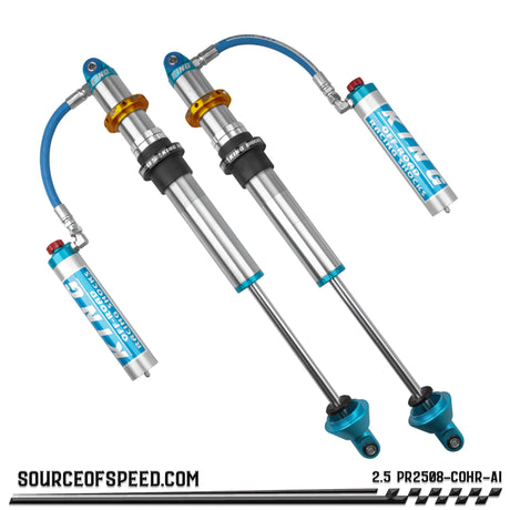 King 2.50" x 08" PR Coilover Shock Remote Reservoir w/Compression Adjuster & IBP