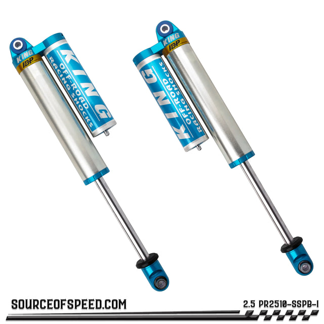 King PR Series 2.50" x 10" Piggyback Reservoir Shock with Internal Bypass