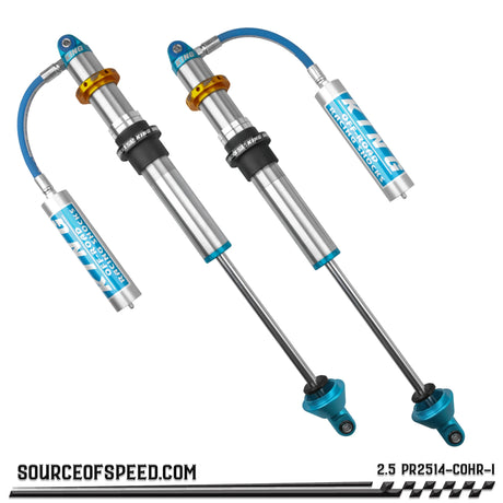 King 2.50" x 14" PR Coilover Shock Remote Reservoir, & IBP
