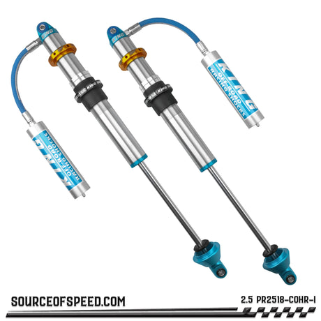 King 2.50" x 18" PR Coilover Shock Remote Reservoir, & IBP