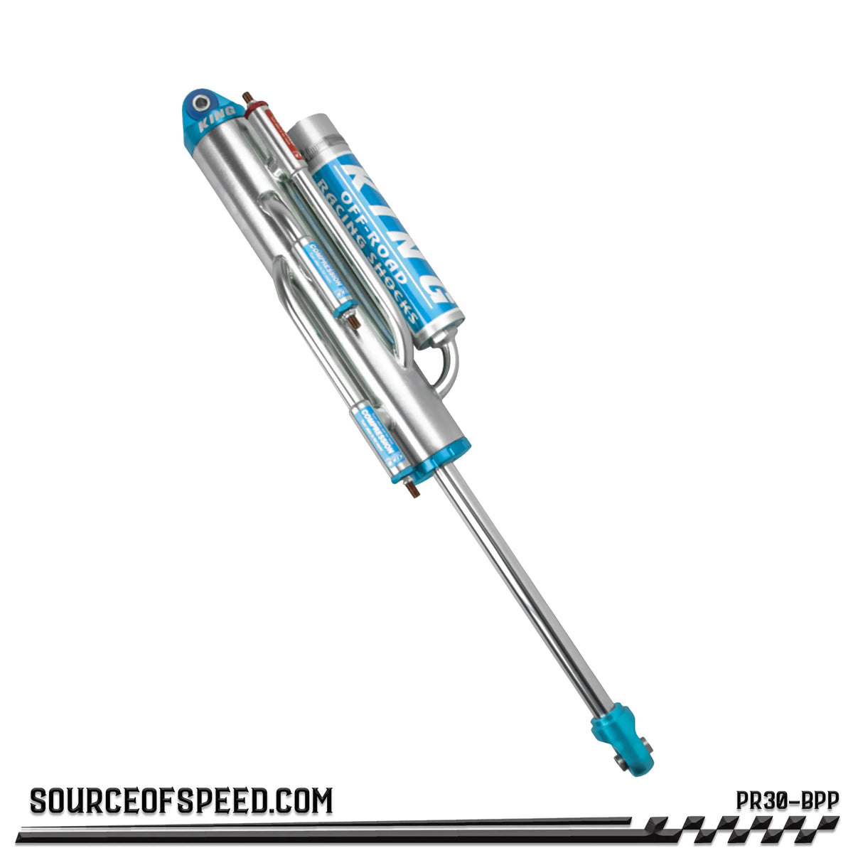King PR Series 3.00" Bypass Piggyback Reservoir Shock