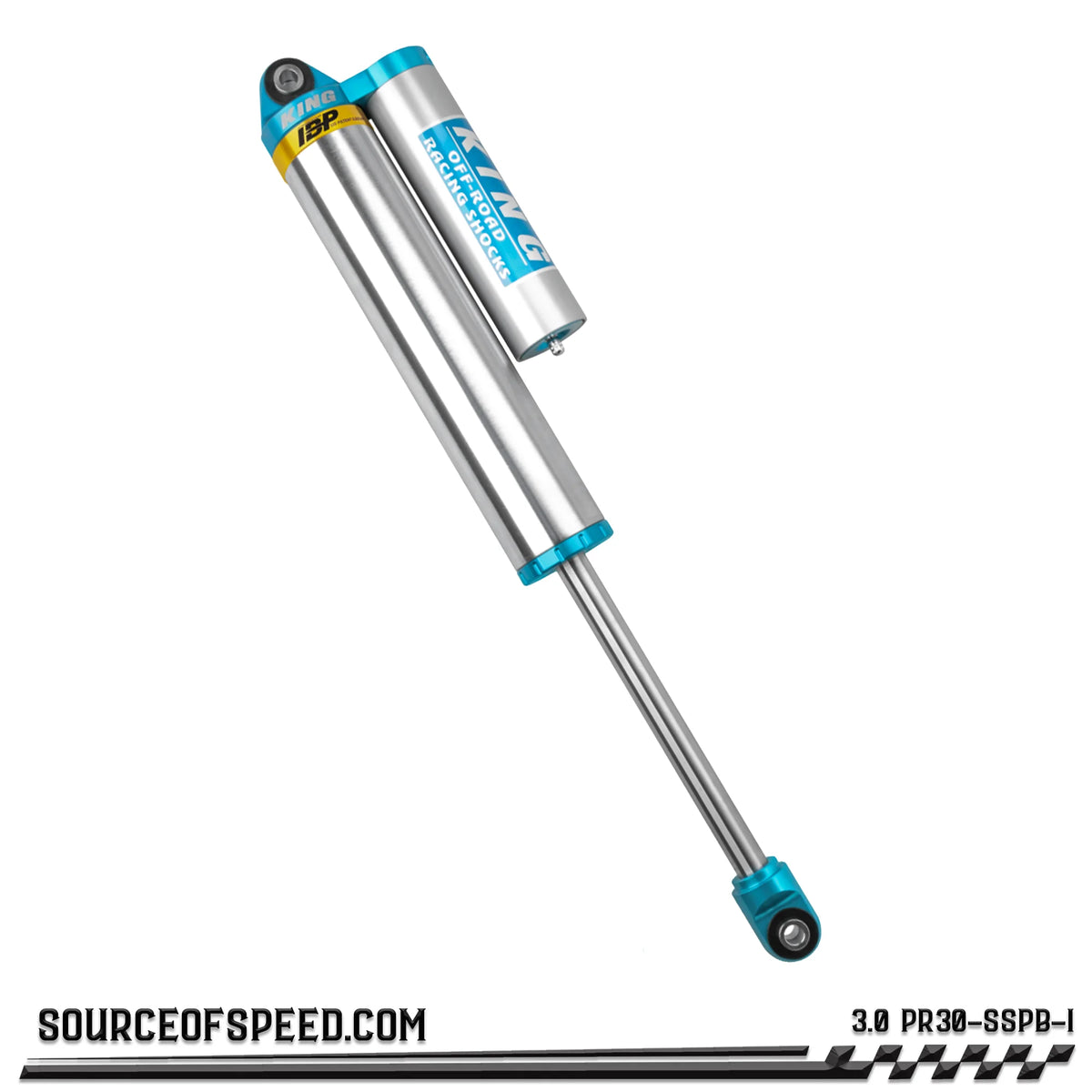King PR Series 3.0" Piggyback Reservoir shock with Internal Bypass