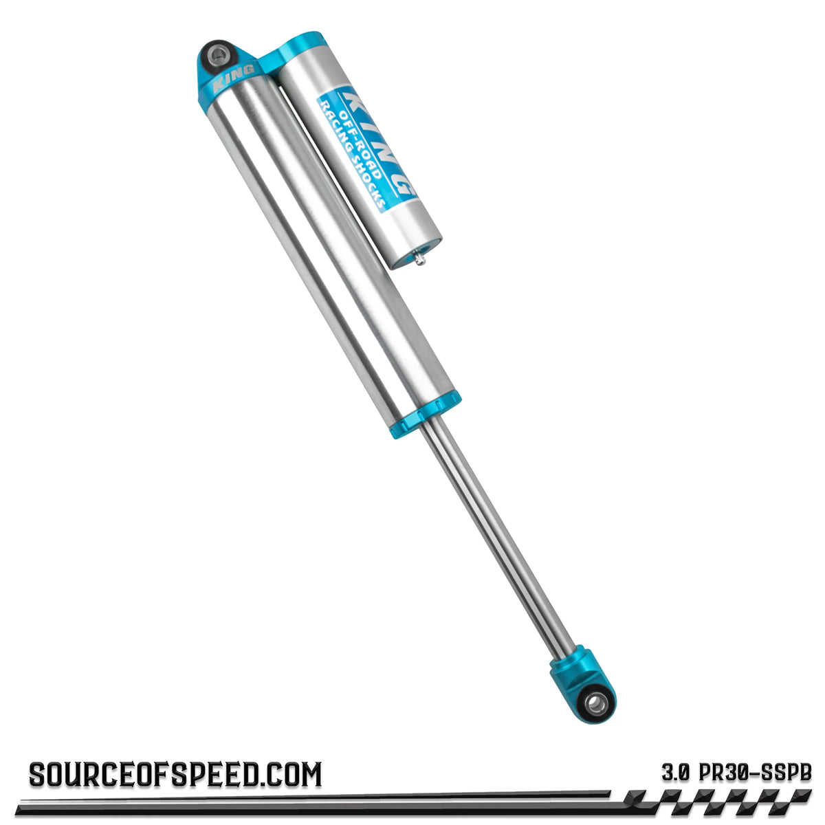 King PR Series 3.0" Piggyback Reservoir shock