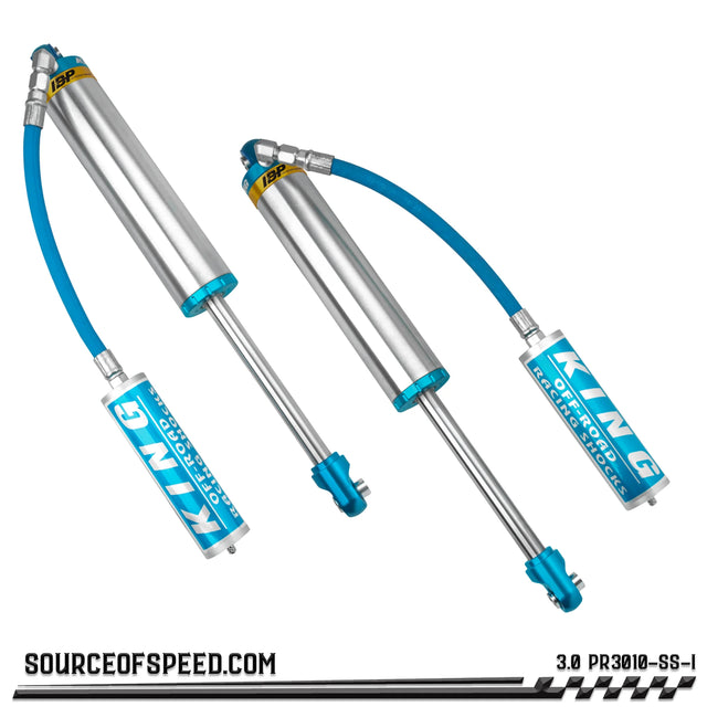 King 3.00" x 10" PR Series Shock with Remote Reservoir & Internal Bypass