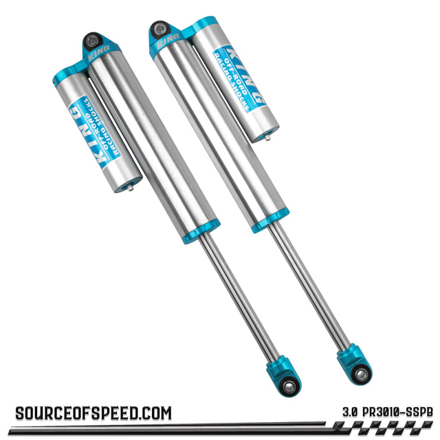 King PR Series 3.00" x 10" Piggyback Reservoir Shock
