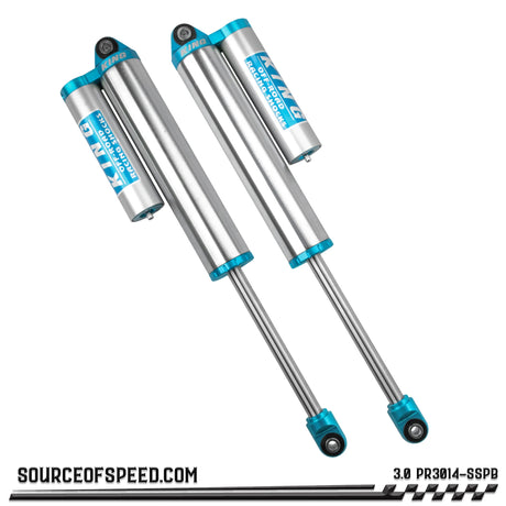 King PR Series 3.00" x 14" Piggyback Reservoir Shock