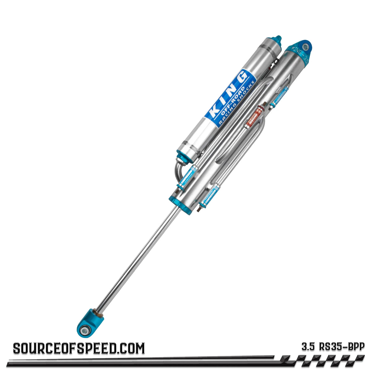 King RS Series 3.50" Bypass Piggyback Reservoir