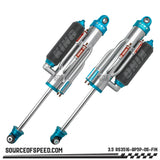 King RS Series 3.50" x 16" 5-Tube Bypass Finned Piggyback Reservoir and Swivel Top Cap