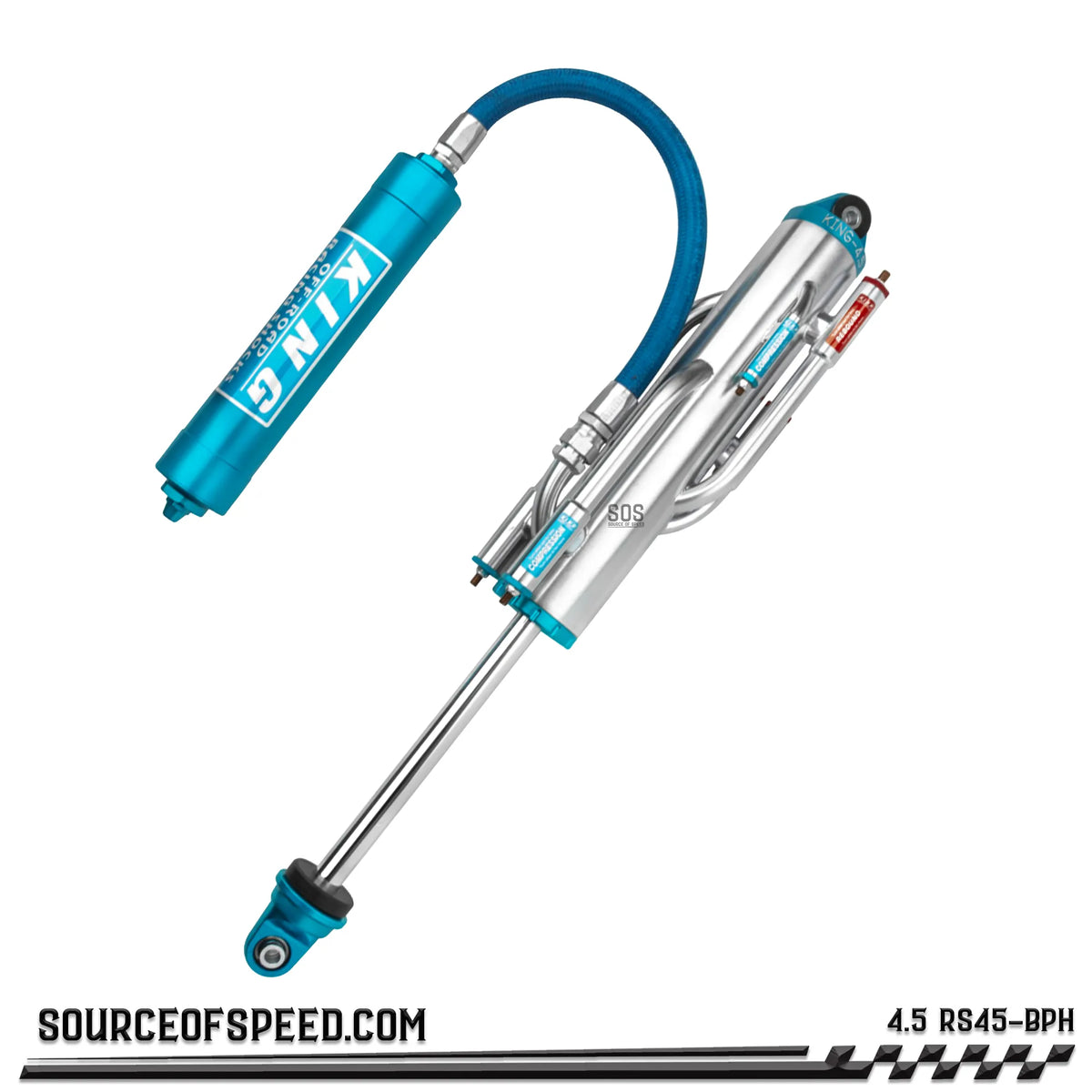 King RS Series 4.50" Bypass Remote Reservoir Shock