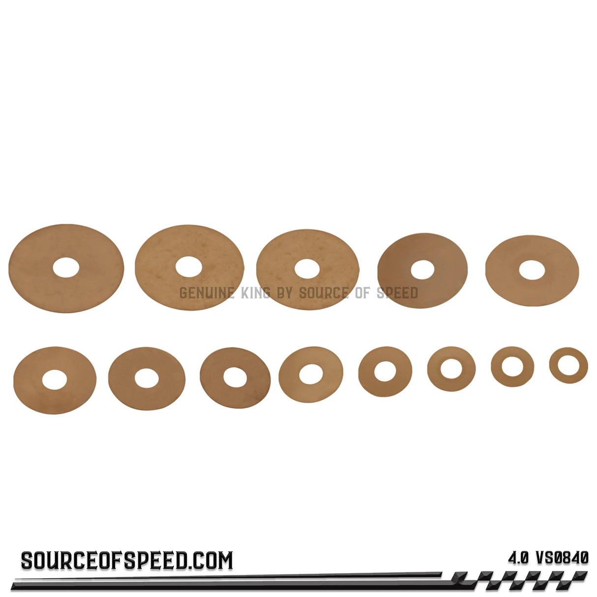 King Shocks .008" x 4.0" Shock Valve Shim stack