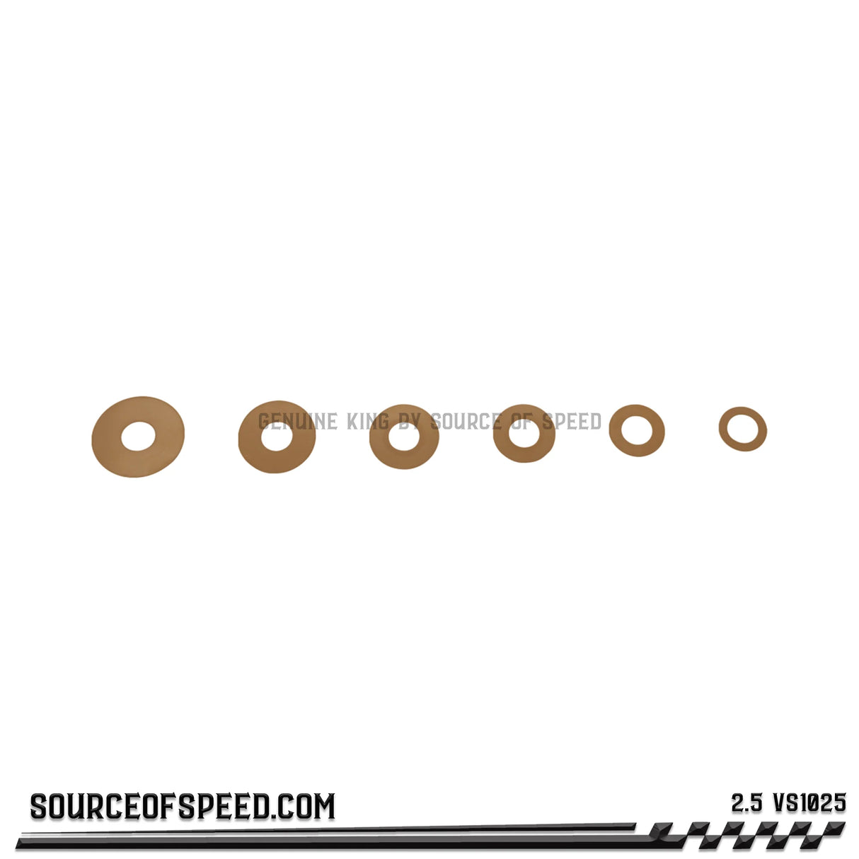 King Shocks .010" x 2.5" Shock Valve Shim stack