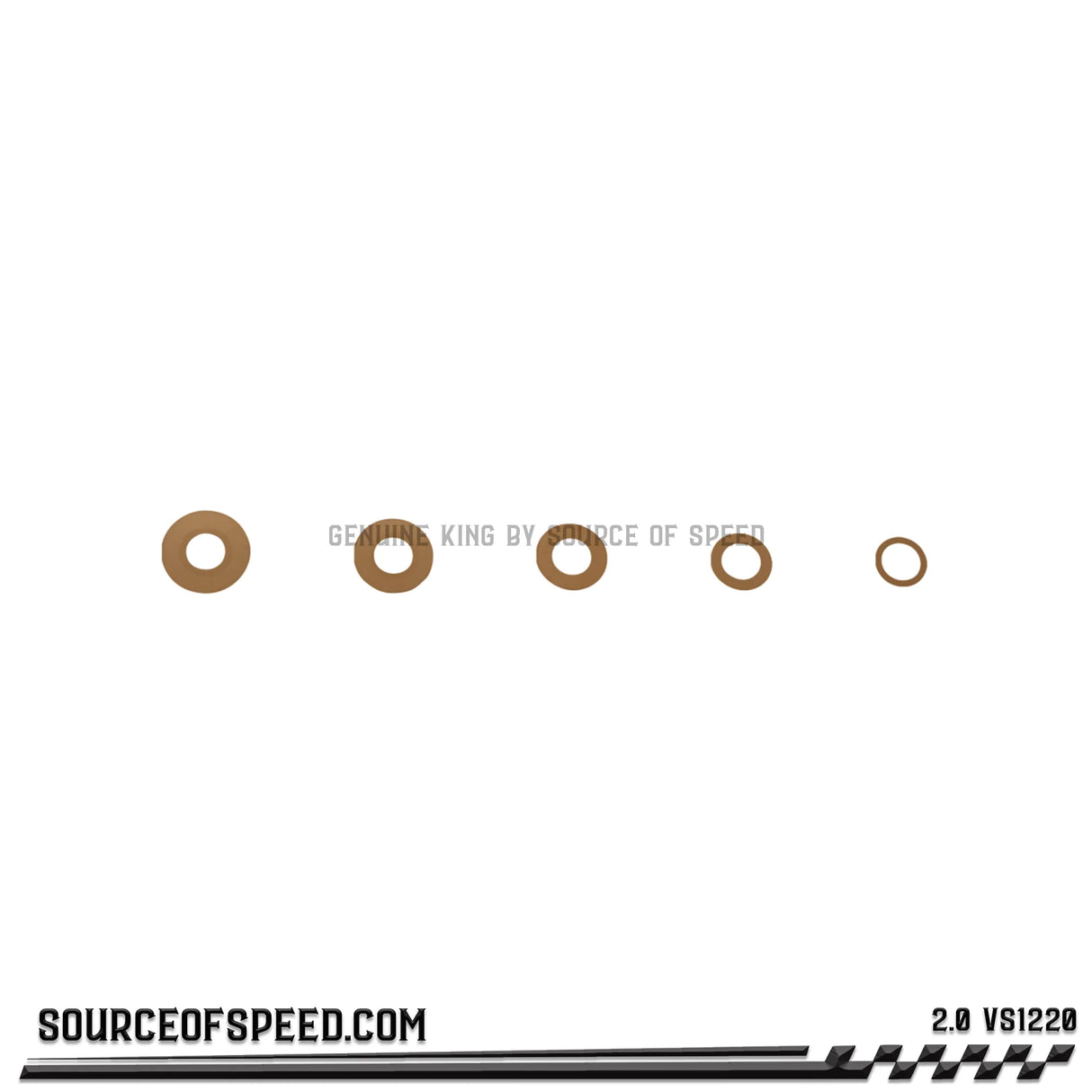 King Shocks .012" x 2.0" Shock Valve Shim stack