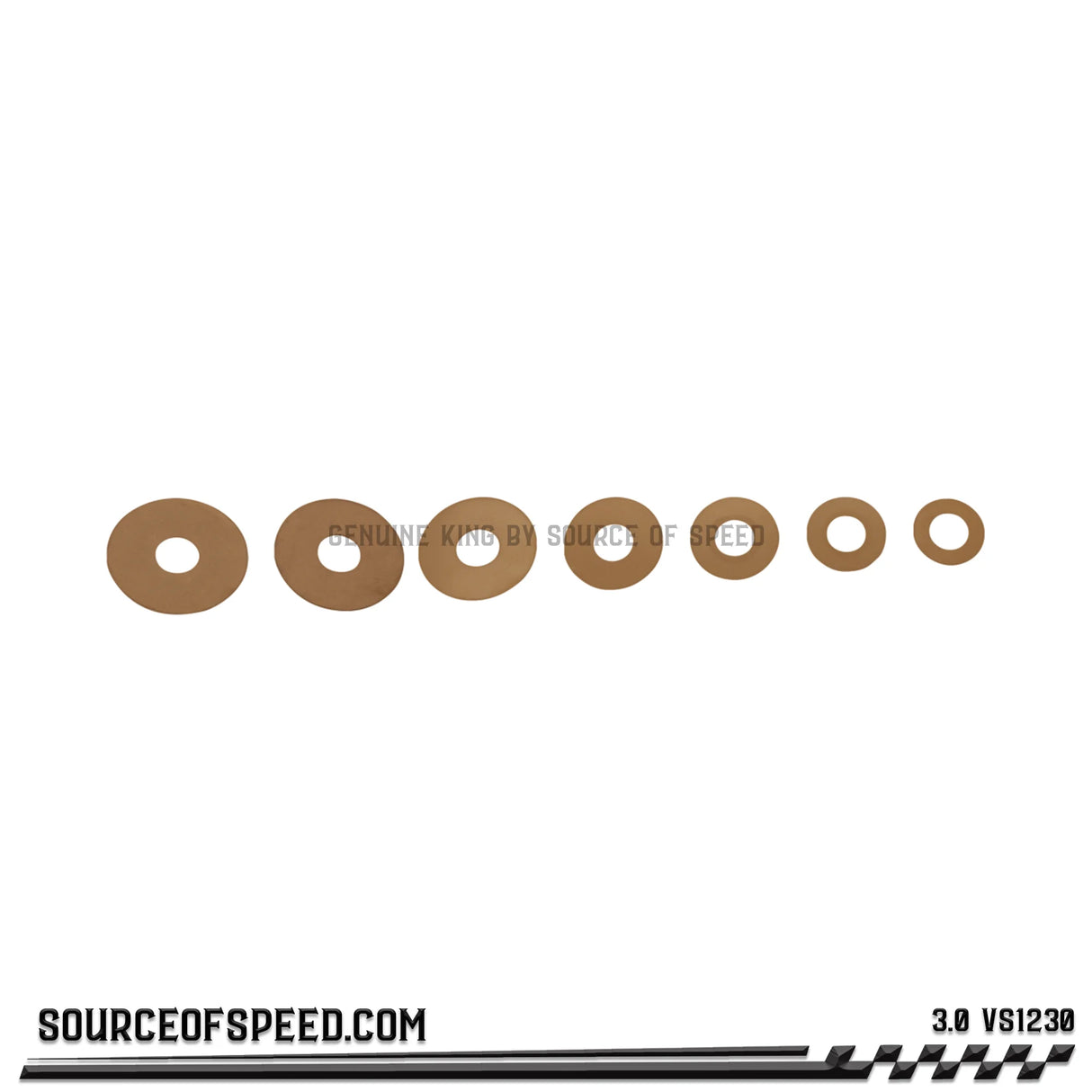 King Shocks .012" x 3.0" Shock Valve Shim stack