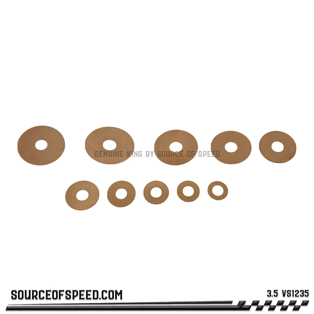 King Shocks .012" x 3.5" Shock Valve Shim stack